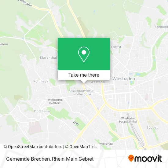 Карта Gemeinde Brechen
