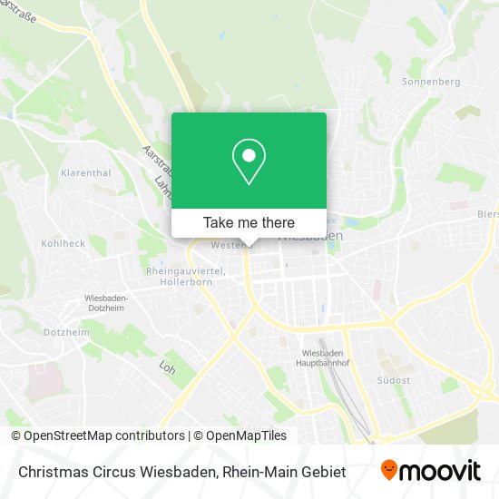 Christmas Circus Wiesbaden map