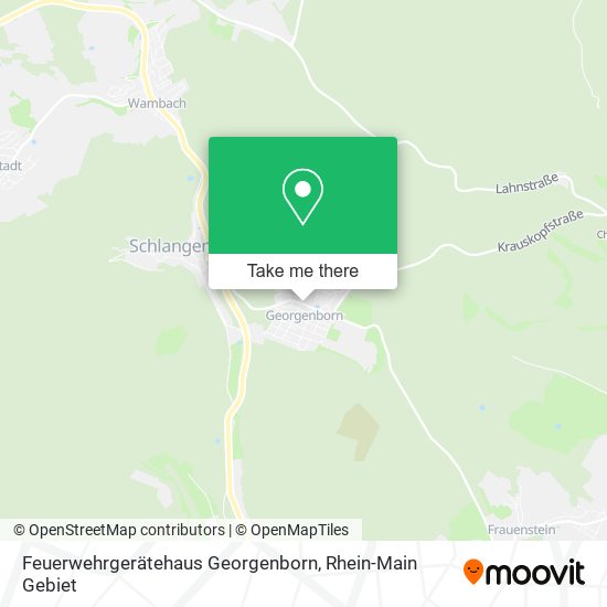 Feuerwehrgerätehaus Georgenborn map