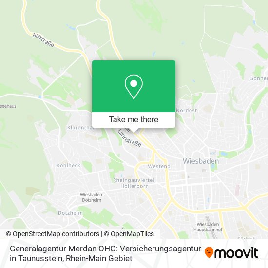 Generalagentur Merdan OHG: Versicherungsagentur in Taunusstein map