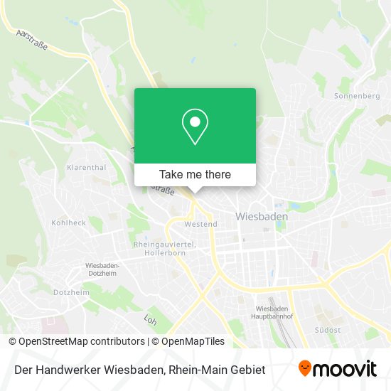 Карта Der Handwerker Wiesbaden
