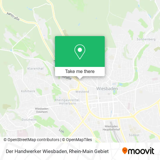 Карта Der Handwerker Wiesbaden