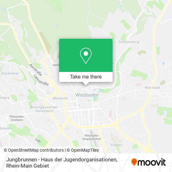 Jungbrunnen - Haus der Jugendorganisationen map