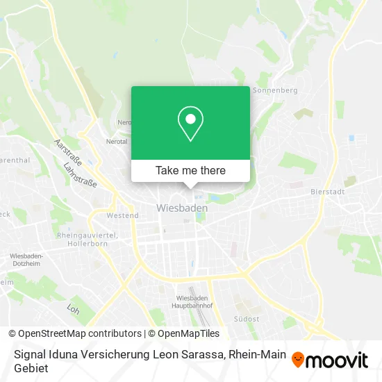 Карта Signal Iduna Versicherung Leon Sarassa
