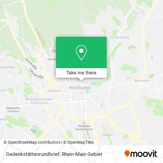 Gedenkstättenrundbrief map