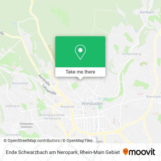 Ende Schwarzbach am Neropark map