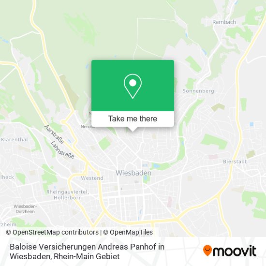 Baloise Versicherungen Andreas Panhof in Wiesbaden map