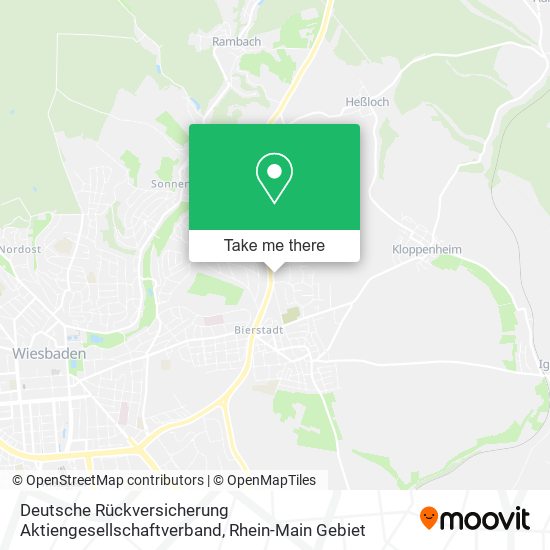 Deutsche Rückversicherung Aktiengesellschaftverband map