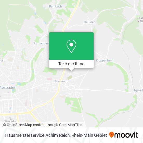 Hausmeisterservice Achim Reich map