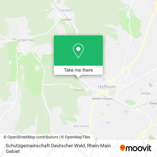 Карта Schutzgemeinschaft Deutscher Wald