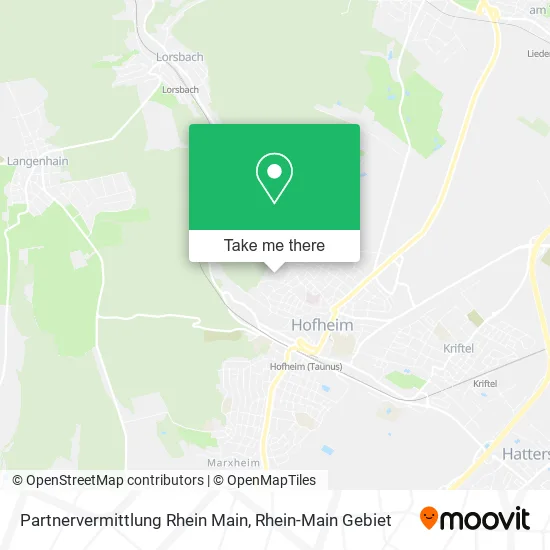 Карта Partnervermittlung Rhein Main