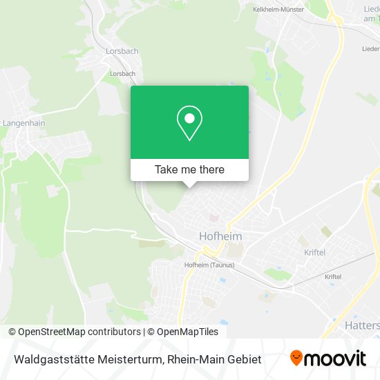 Waldgaststätte Meisterturm map