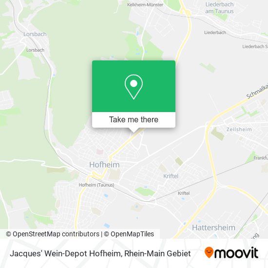 Jacques' Wein-Depot Hofheim map