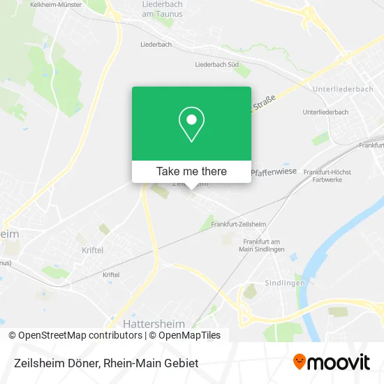 Карта Zeilsheim Döner