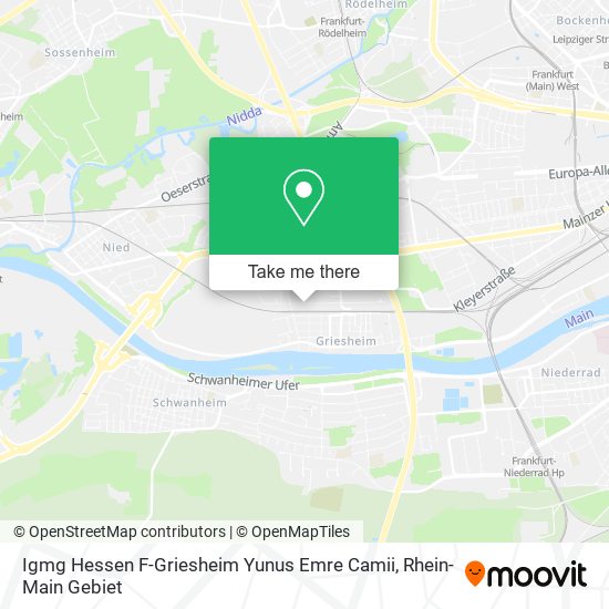 Igmg Hessen F-Griesheim Yunus Emre Camii map