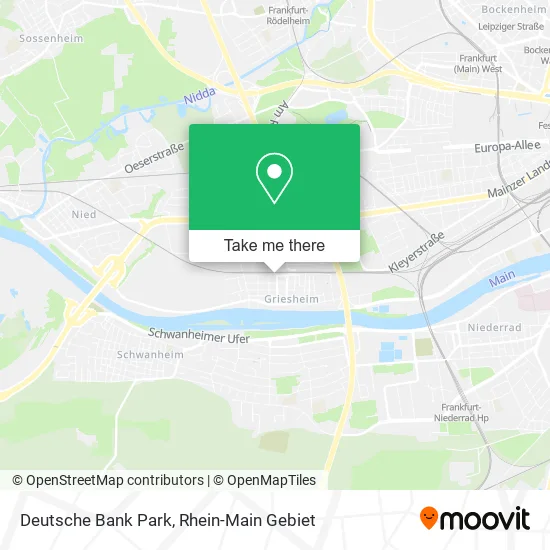 Карта Deutsche Bank Park