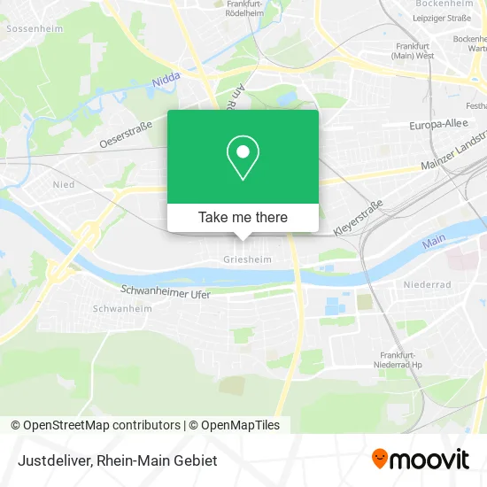 Карта Justdeliver
