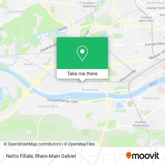 Netto Filiale map