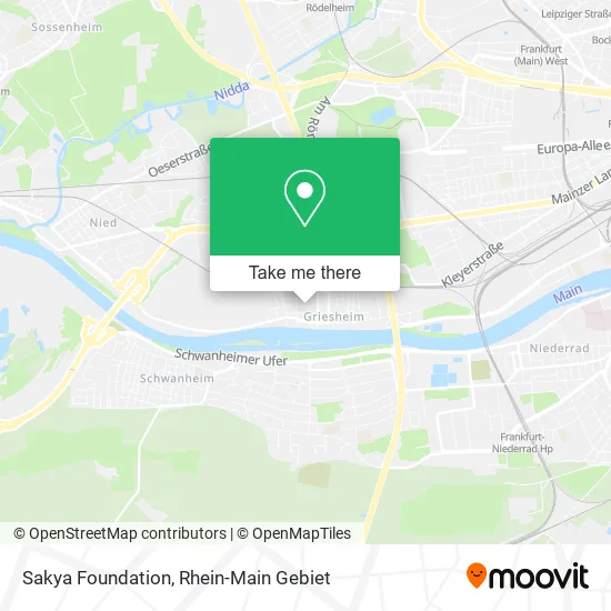 Карта Sakya Foundation