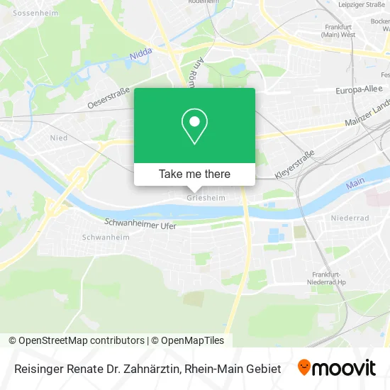 Карта Reisinger Renate Dr. Zahnärztin