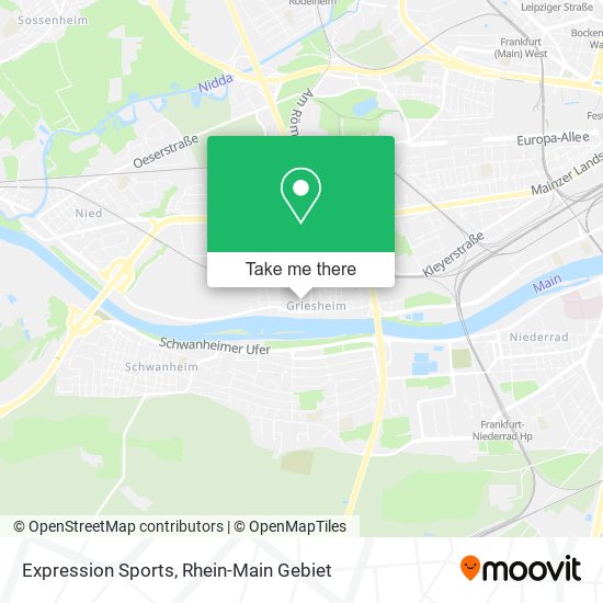 Expression Sports map