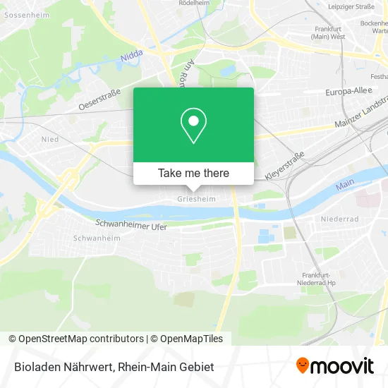 Карта Bioladen Nährwert