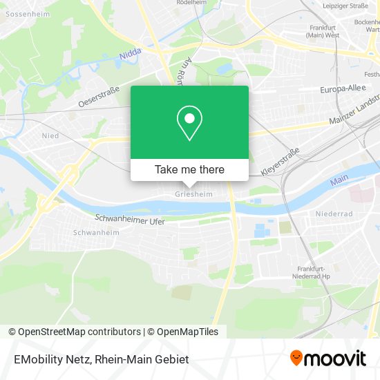 EMobility Netz map