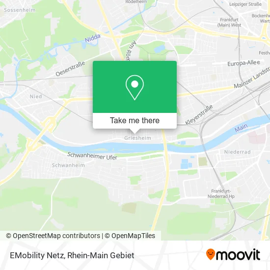 Карта EMobility Netz