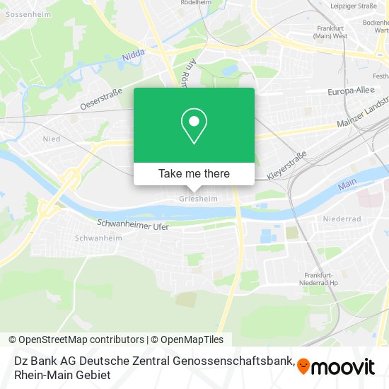 Dz Bank AG Deutsche Zentral Genossenschaftsbank map
