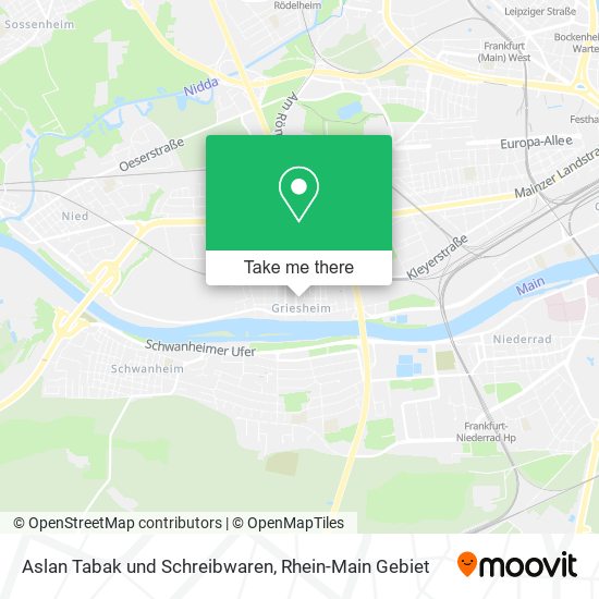 Aslan Tabak und Schreibwaren map