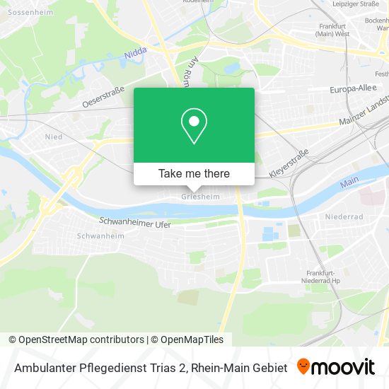 Ambulanter Pflegedienst Trias 2 map