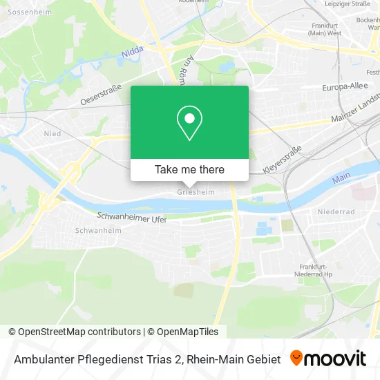 Карта Ambulanter Pflegedienst Trias 2