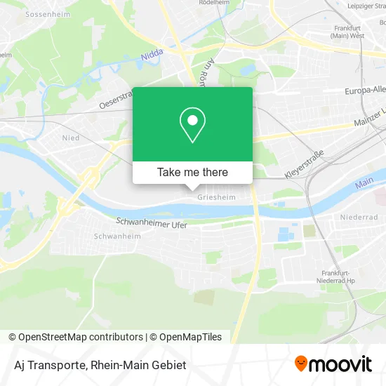Карта Aj Transporte