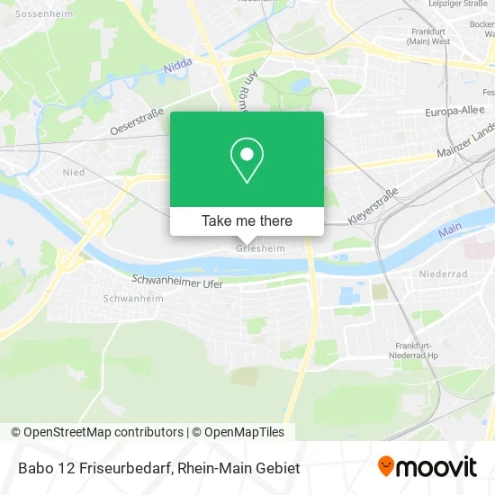 Карта Babo 12 Friseurbedarf