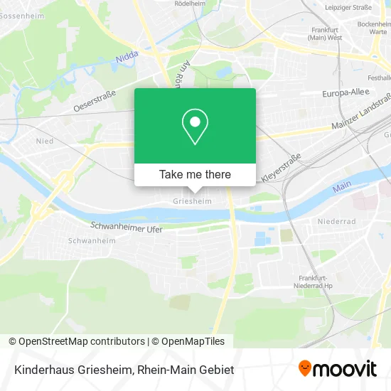 Карта Kinderhaus Griesheim