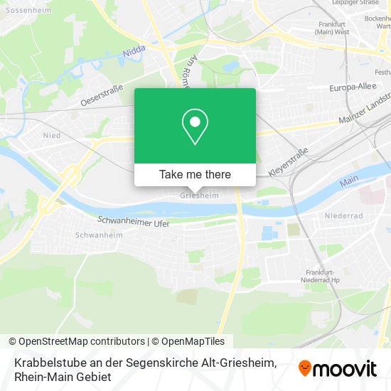 Krabbelstube an der Segenskirche Alt-Griesheim map