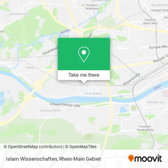 Карта Islam Wissenschaften