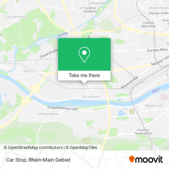 Car Stop map