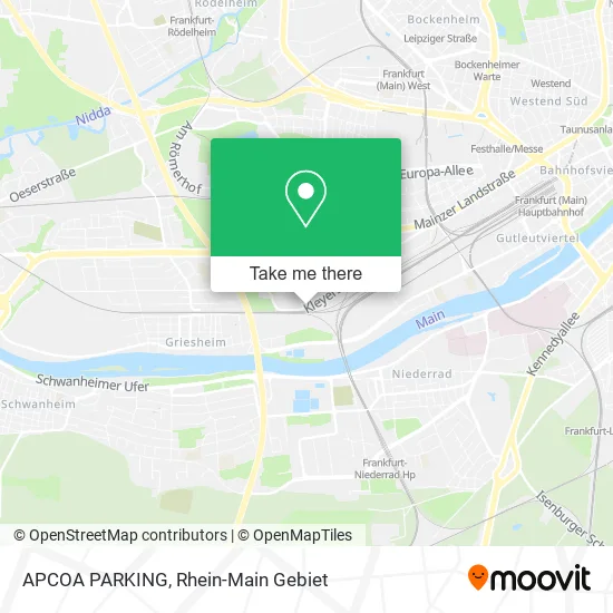 Карта APCOA PARKING