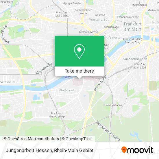 Карта Jungenarbeit Hessen