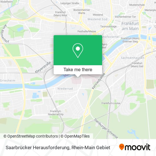 Saarbrücker Herausforderung map