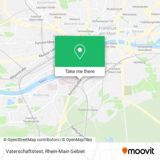 Карта Vaterschaftstest