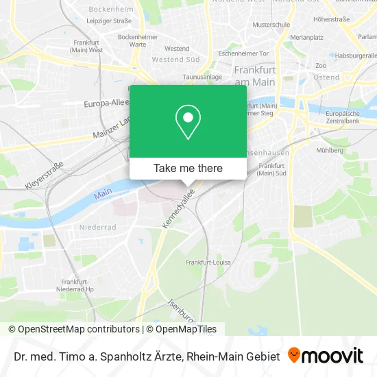 Карта Dr. med. Timo a. Spanholtz Ärzte