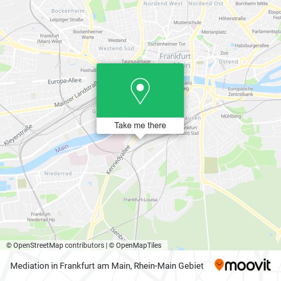 Mediation in Frankfurt am Main map