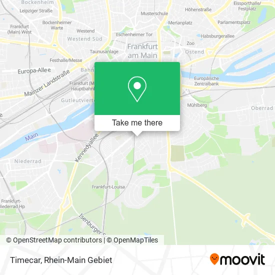 Карта Timecar