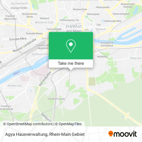 Карта Agya Hausverwaltung