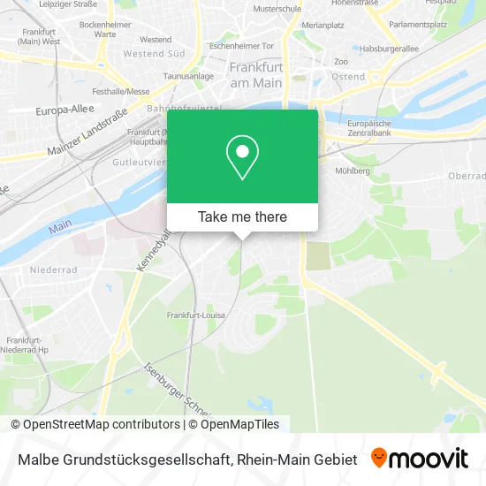Карта Malbe Grundstücksgesellschaft
