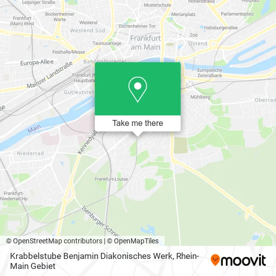 Карта Krabbelstube Benjamin Diakonisches Werk