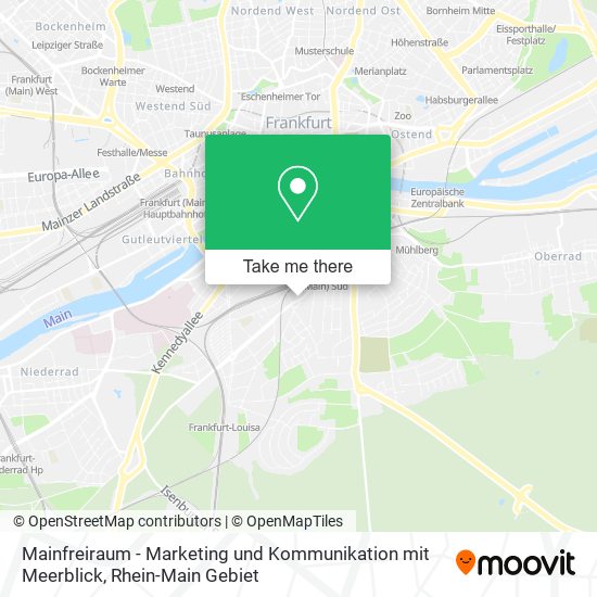 Mainfreiraum - Marketing und Kommunikation mit Meerblick map