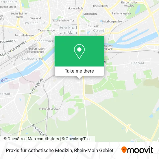 Карта Praxis für Ästhetische Medizin